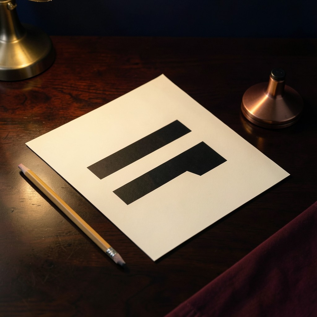 A single printed bar chart on ivory paper with a pencil resting beside it on dark wood